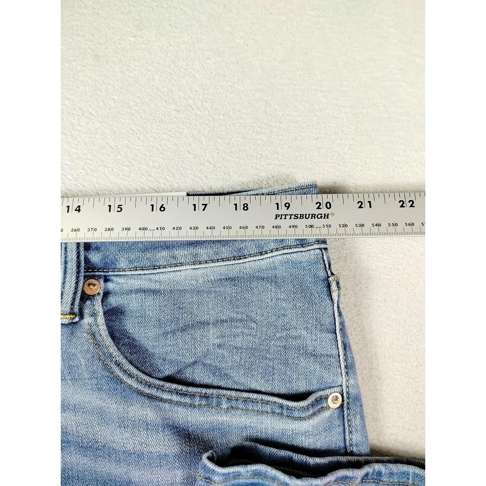 American Eagle Airflex+ Temp Tech Jeans Mens 38 Light Blue Athletic Tapered